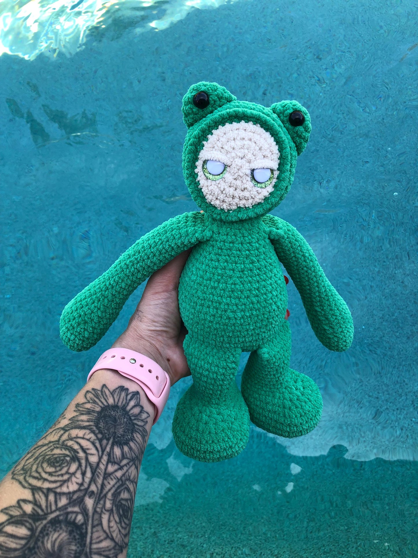 Marsh The Frog Creepy Cuddler Crochet Pattern