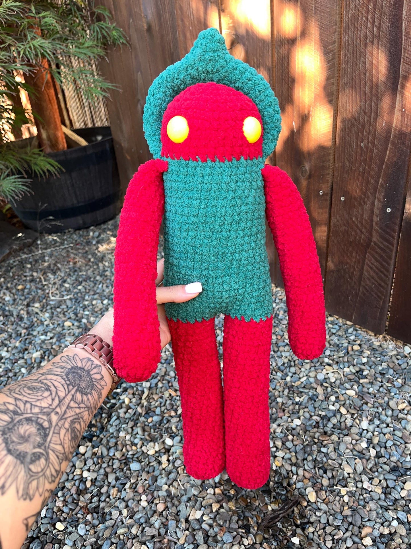 Long Flatwoods Monster Low-Sew Sock Monkey Inspired Crochet Pattern