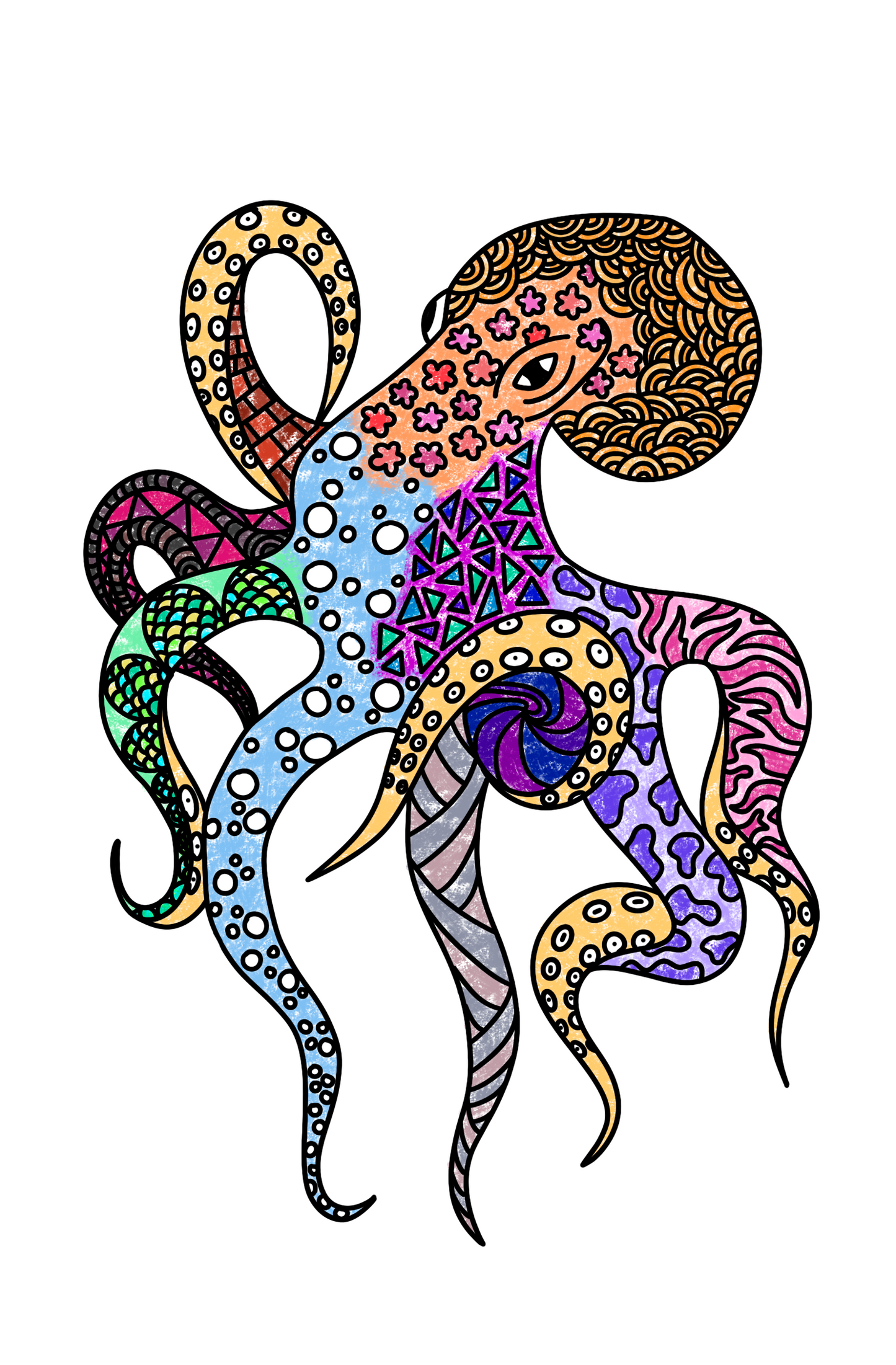 Octopus Printable Coloring Page