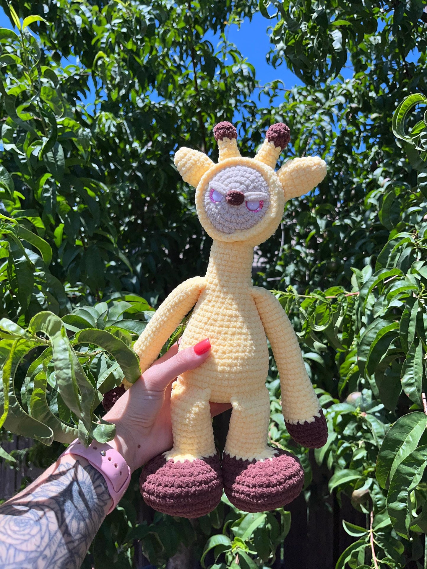 Sawyer The Giraffe Creepy Cuddler Crochet Pattern