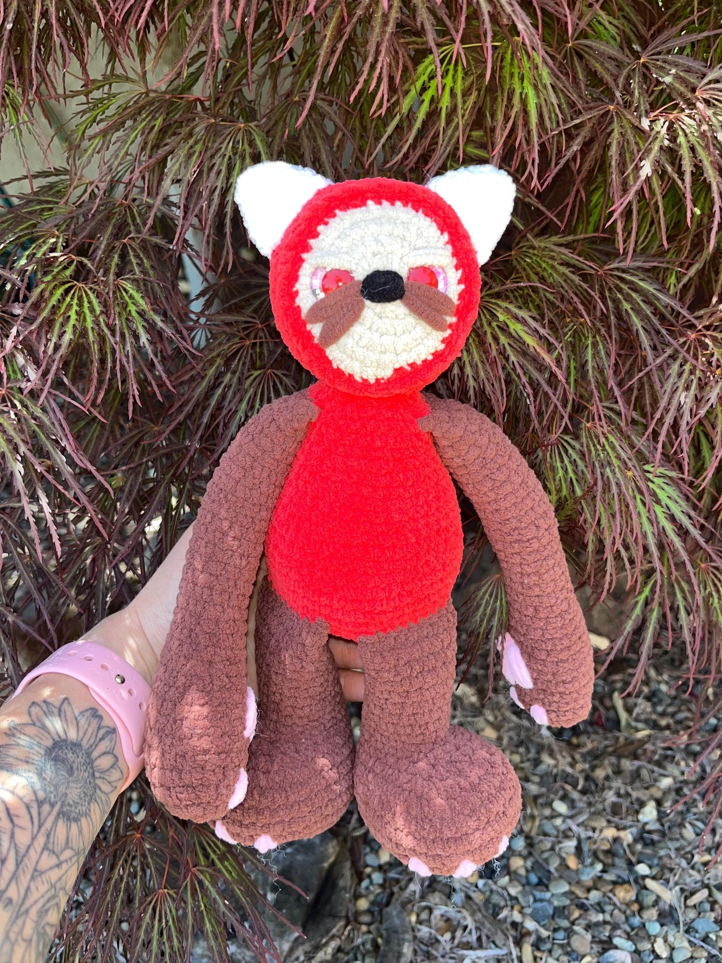 Rotti The Red Panda Creepy Cuddler Crochet Pattern