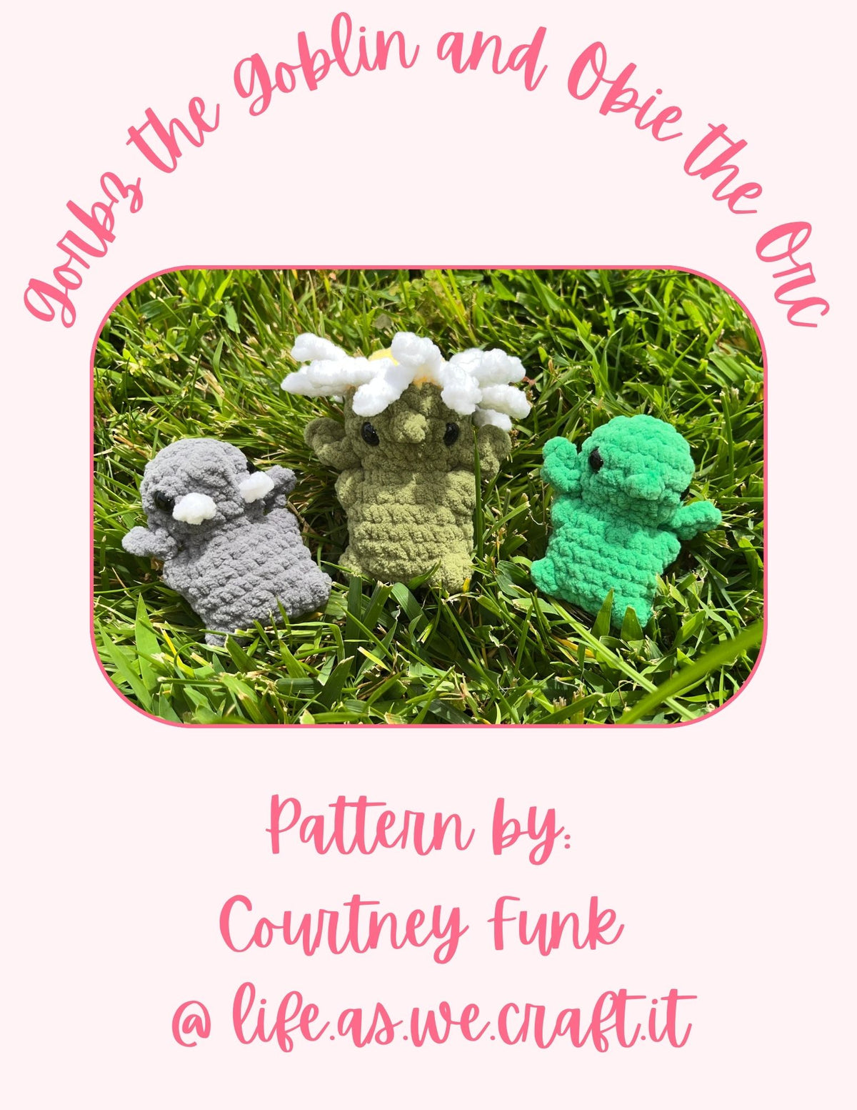 Gorbz the Goblin No Sew Market Make Crochet Pattern