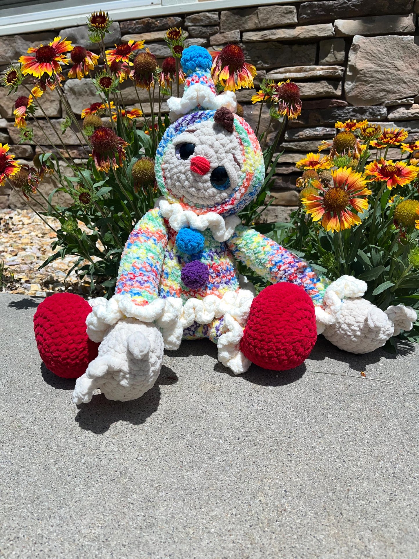 Penny The Sad Clown Creepy Crochet Pattern