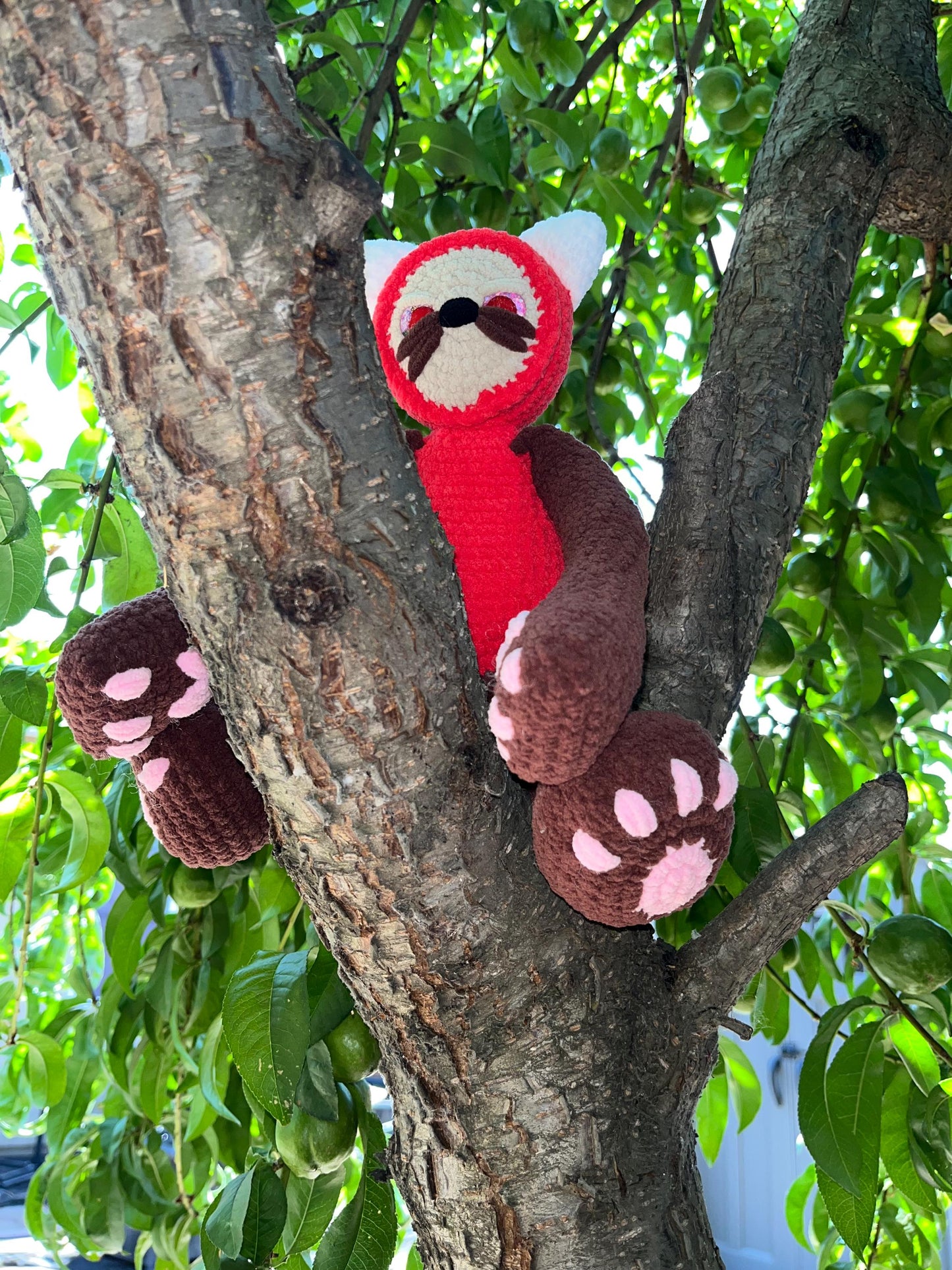 Rotti The Red Panda Creepy Cuddler Crochet Pattern