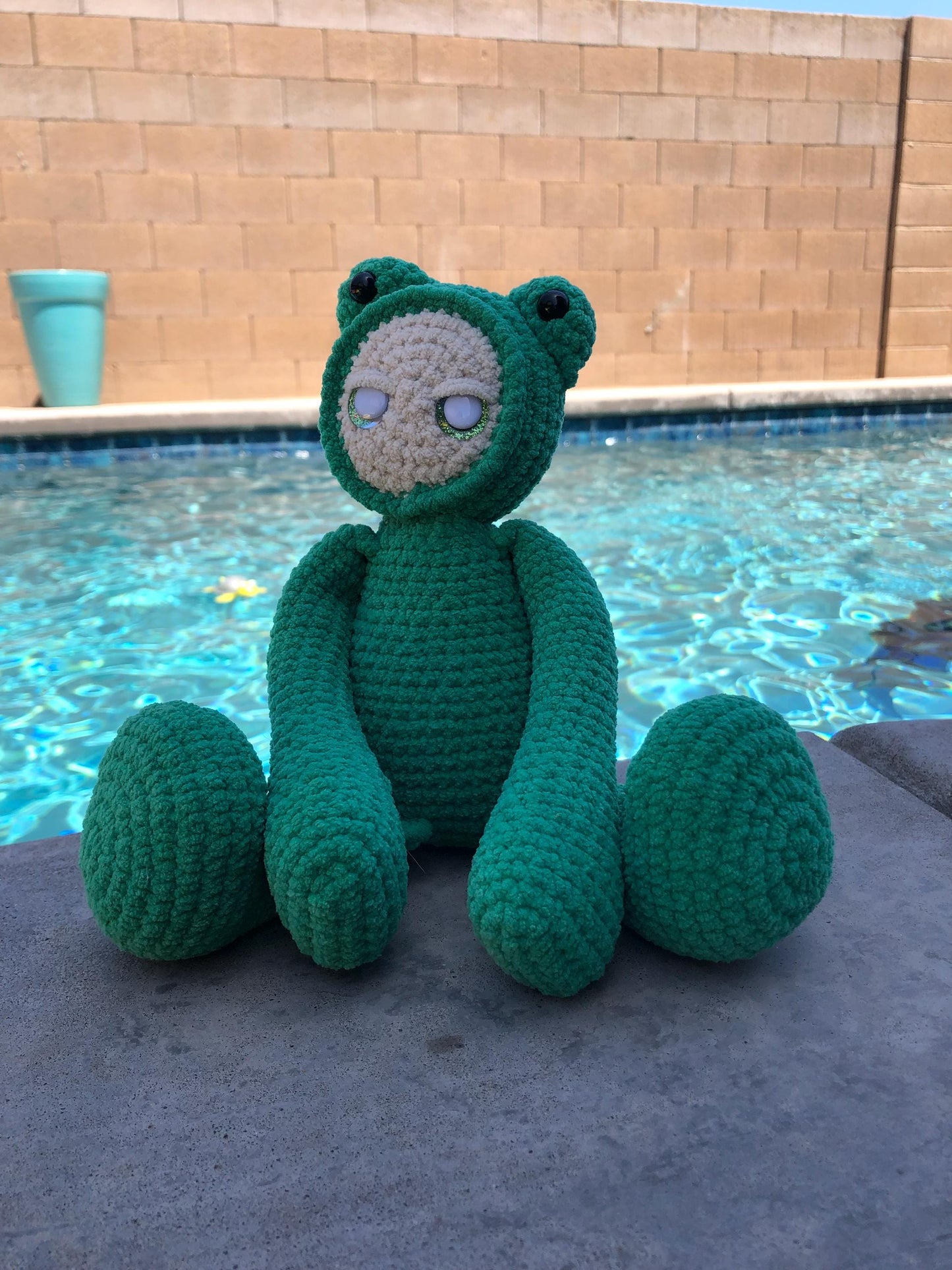 Marsh The Frog Creepy Cuddler Crochet Pattern