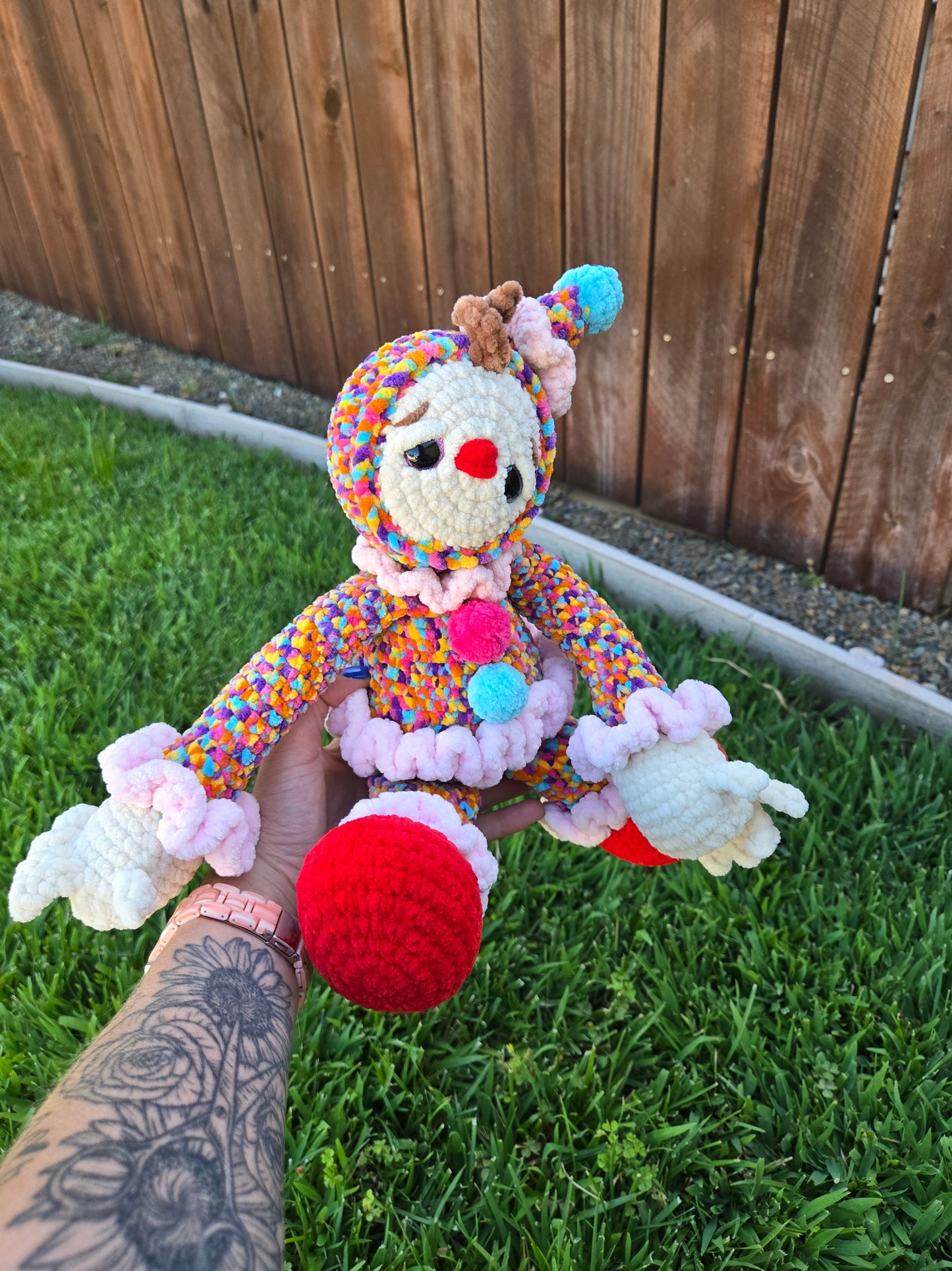Penny the Sad Clown Plushie