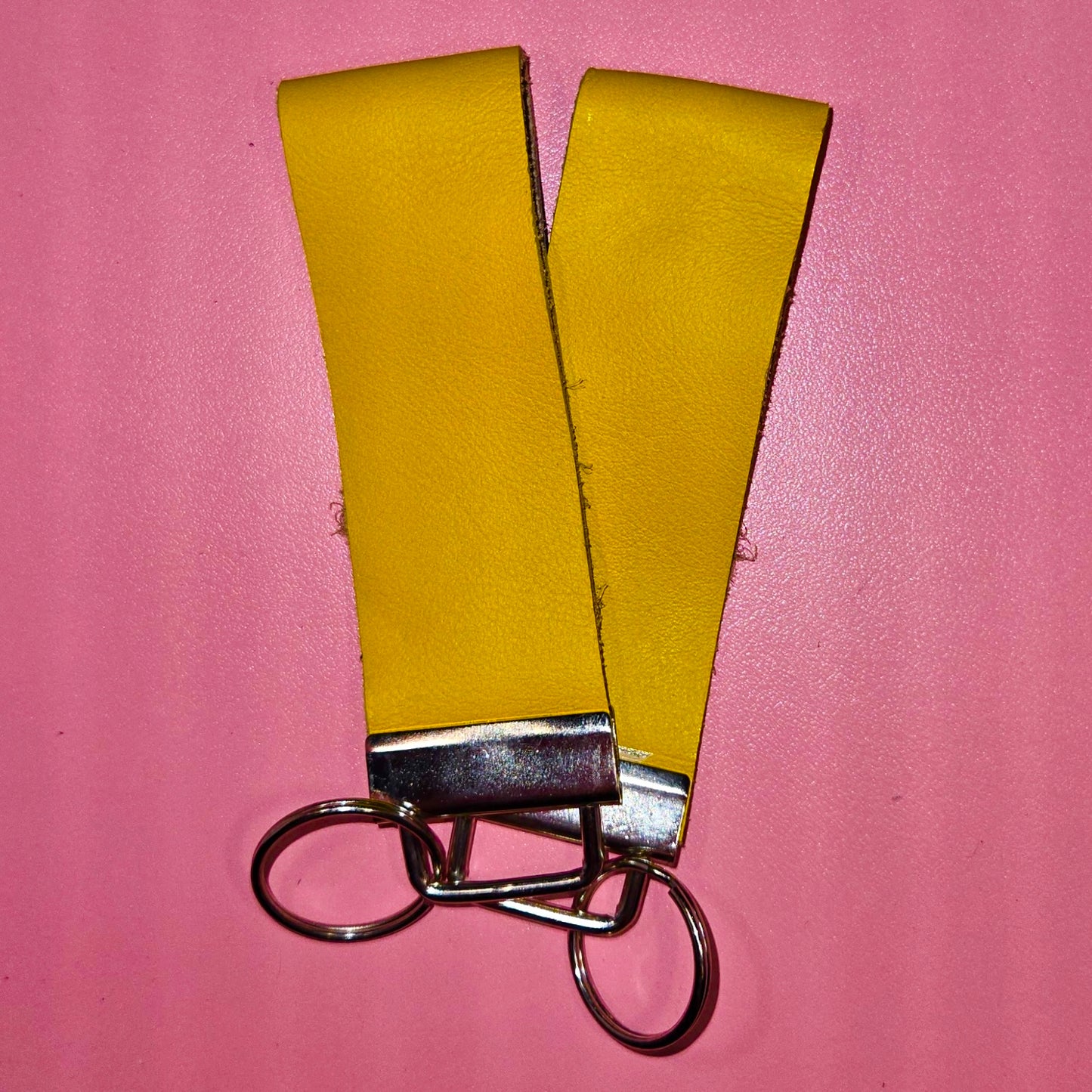 Leather Wristlet Keychains