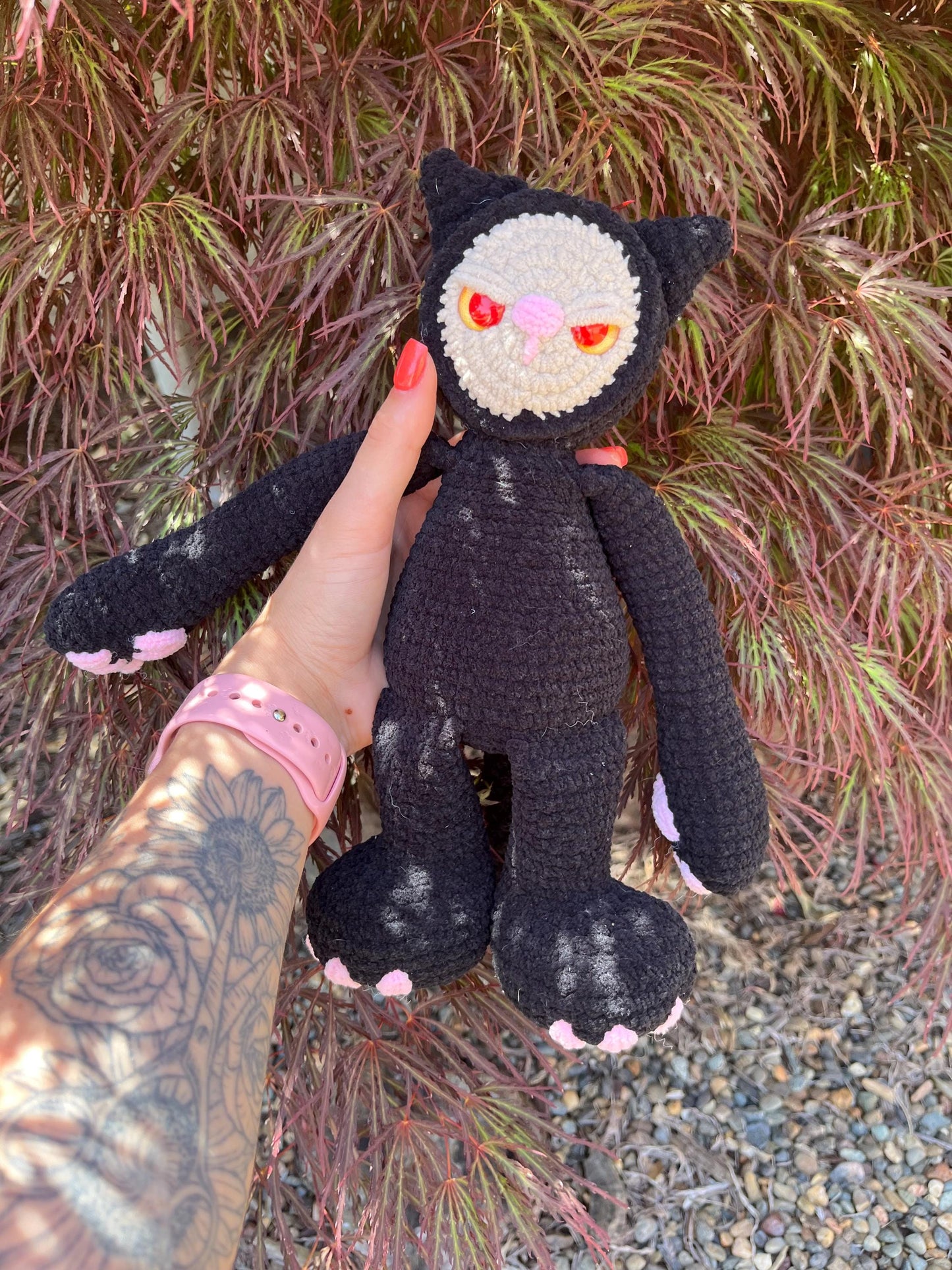 Church The Cat Creepy Cuddler Crochet Pattern