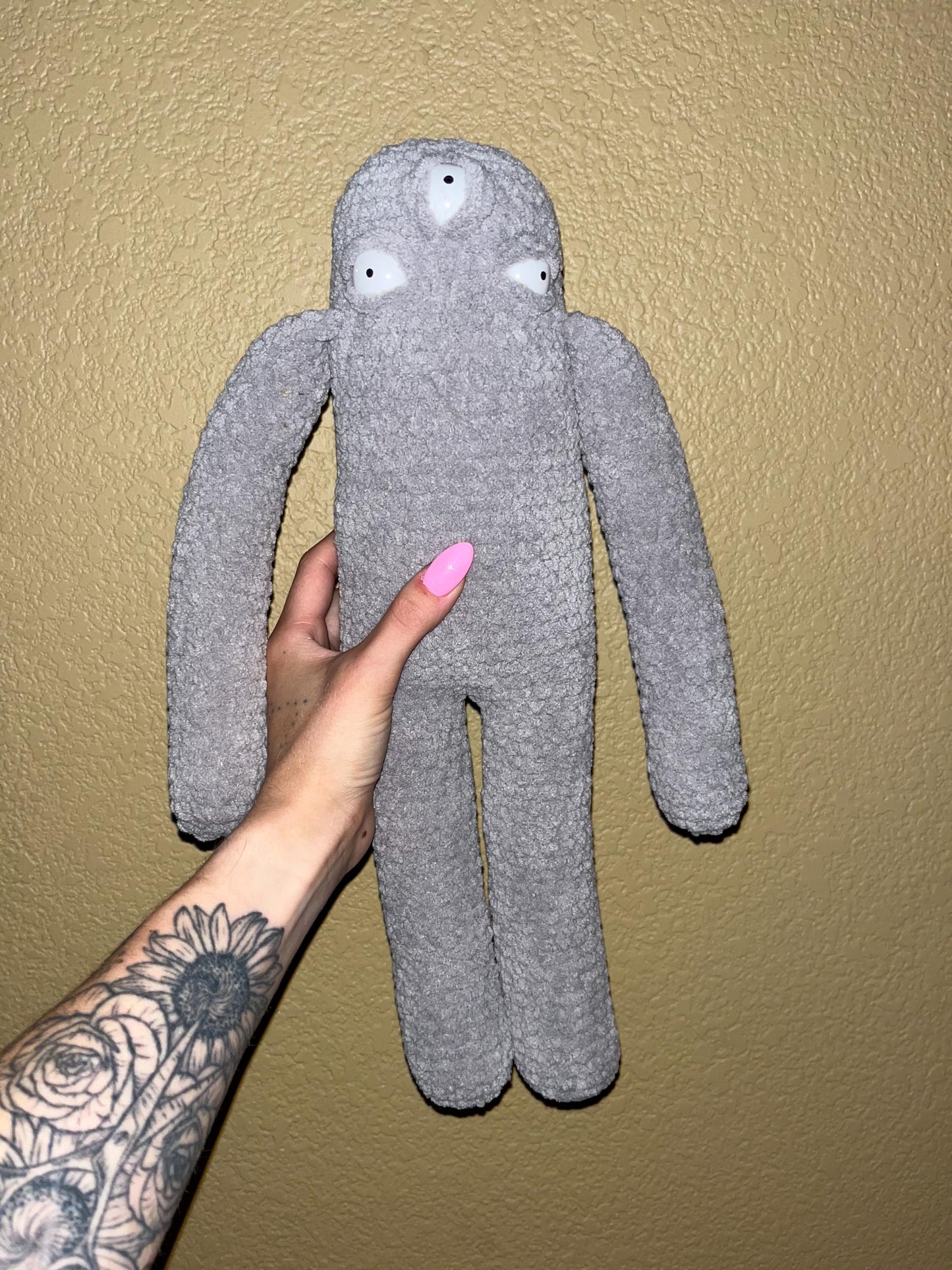 Long Alien No-Sew Sock Monkey Inspired Crochet Pattern