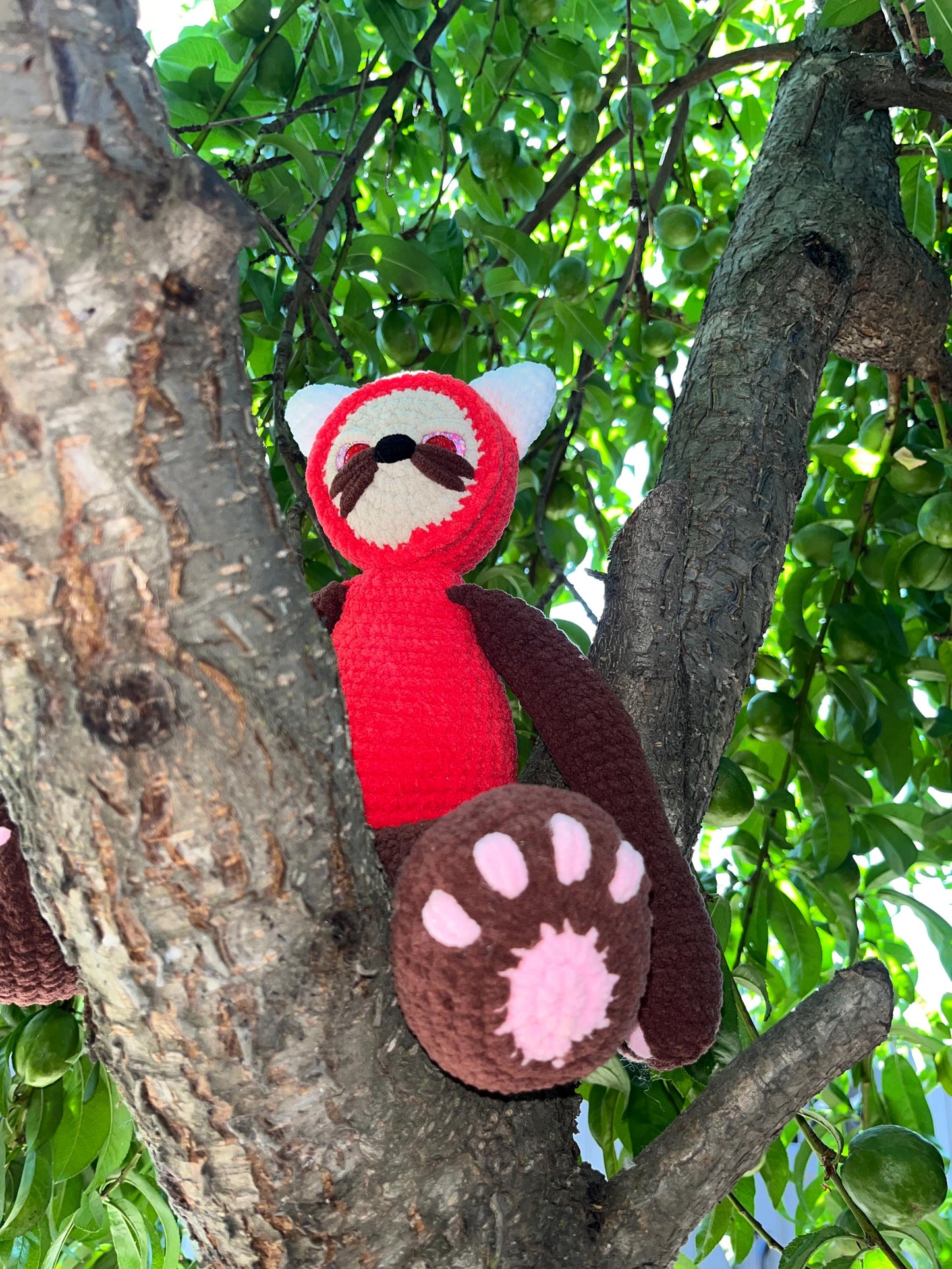 Rotti The Red Panda Creepy Cuddler Crochet Pattern