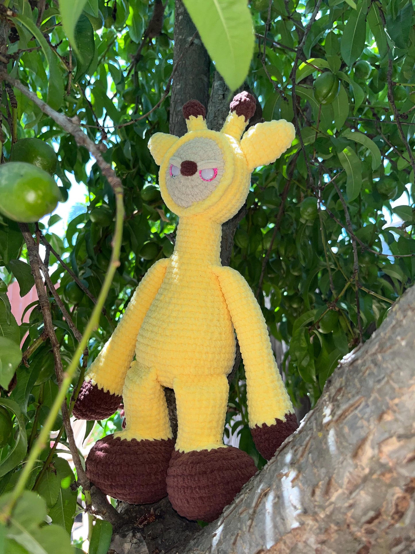 Sawyer The Giraffe Creepy Cuddler Crochet Pattern