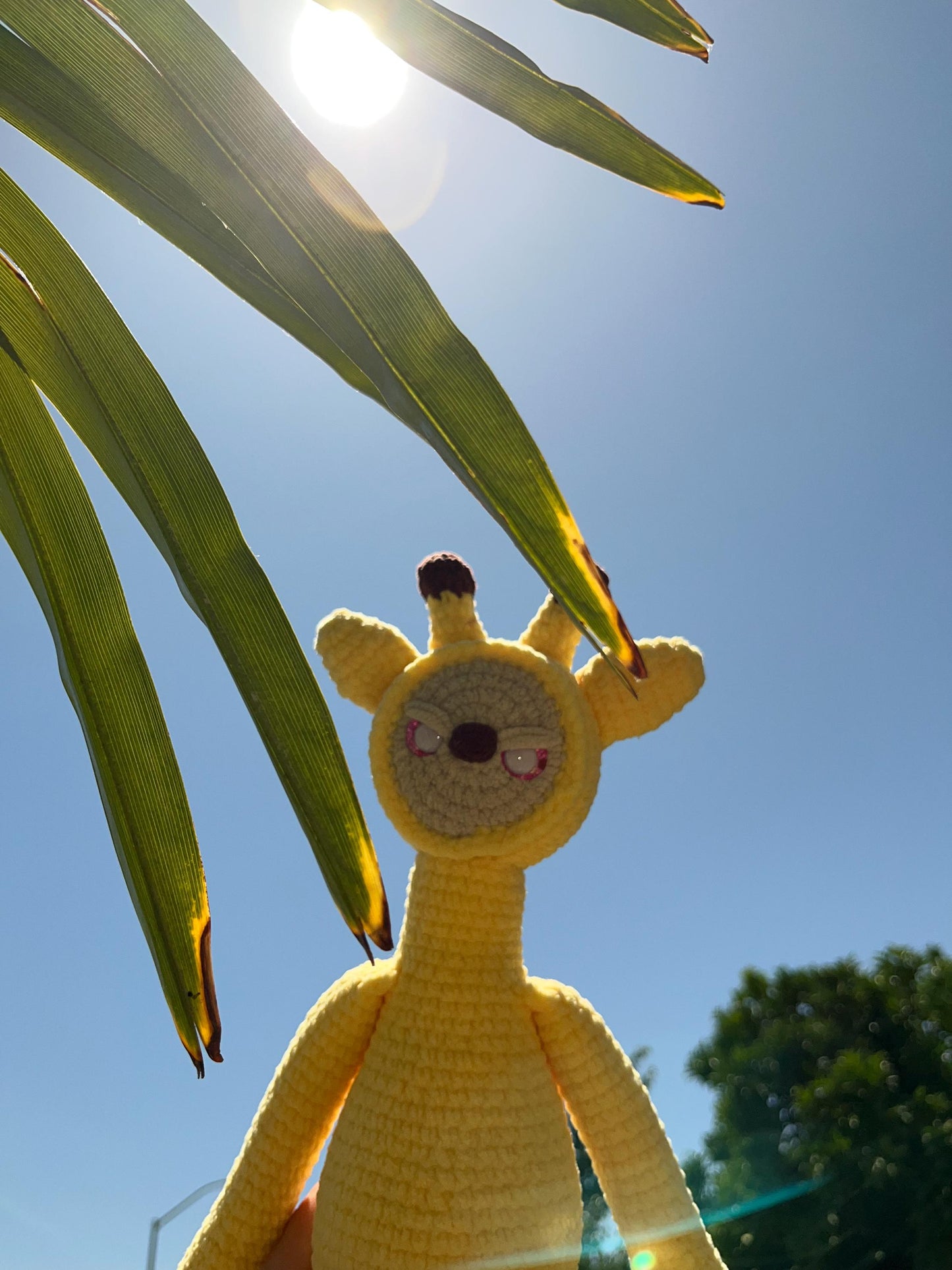 Sawyer The Giraffe Creepy Cuddler Crochet Pattern