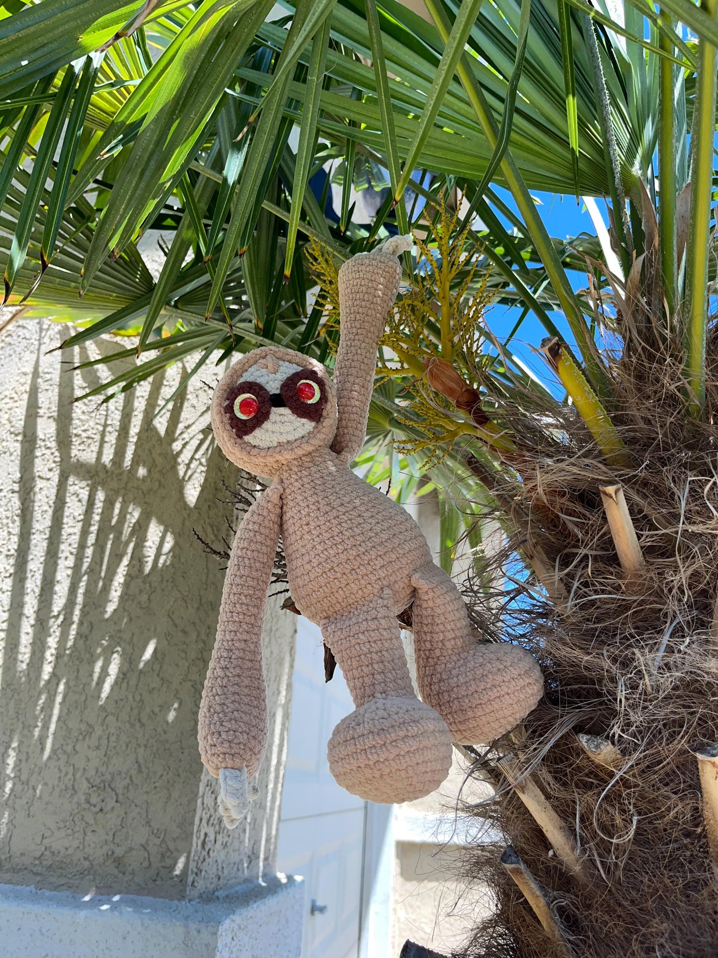 Carpenter The Sloth Creepy Cuddler Crochet Pattern