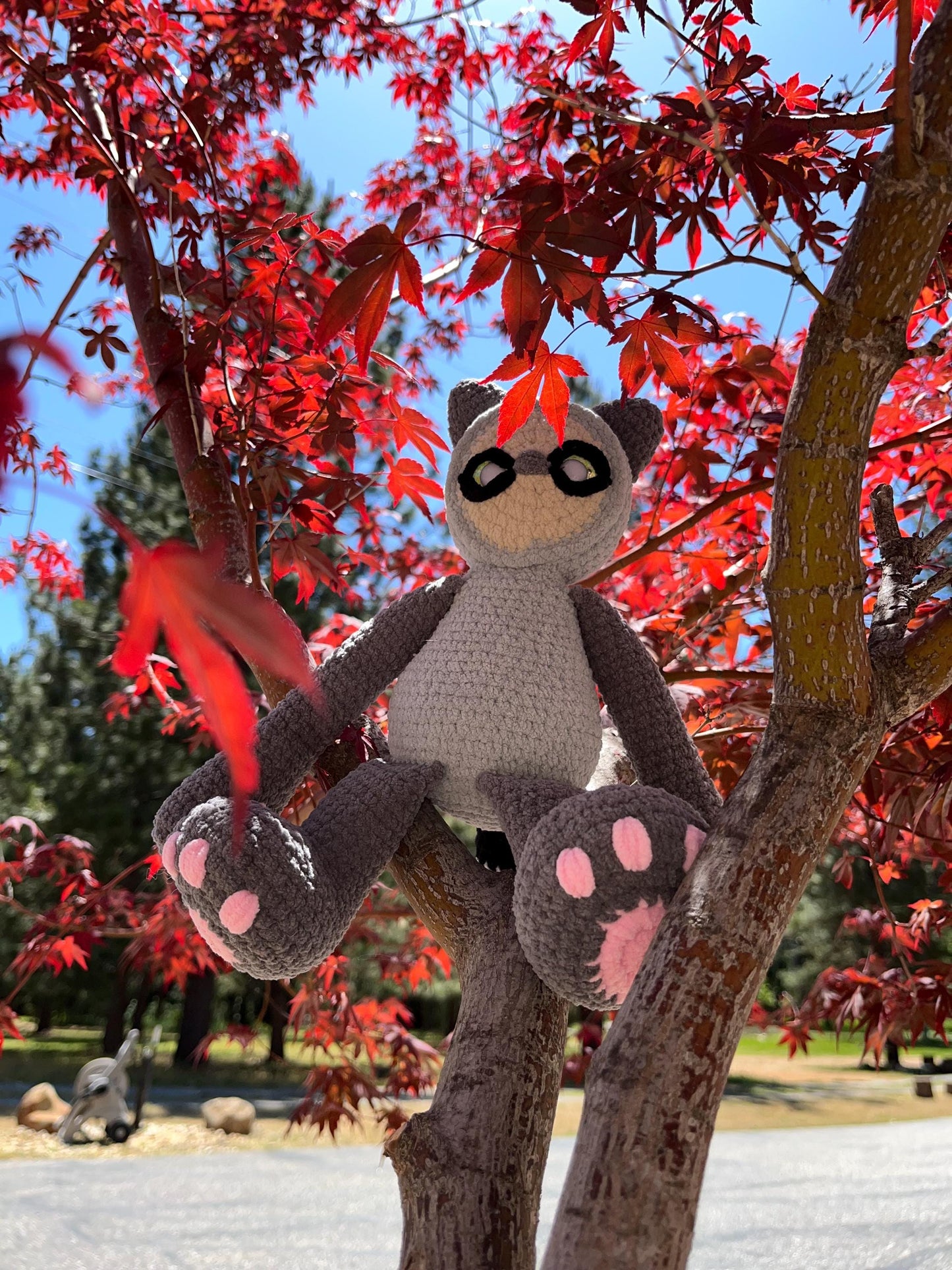 Bates The Raccoon Creepy Cuddler Crochet Pattern