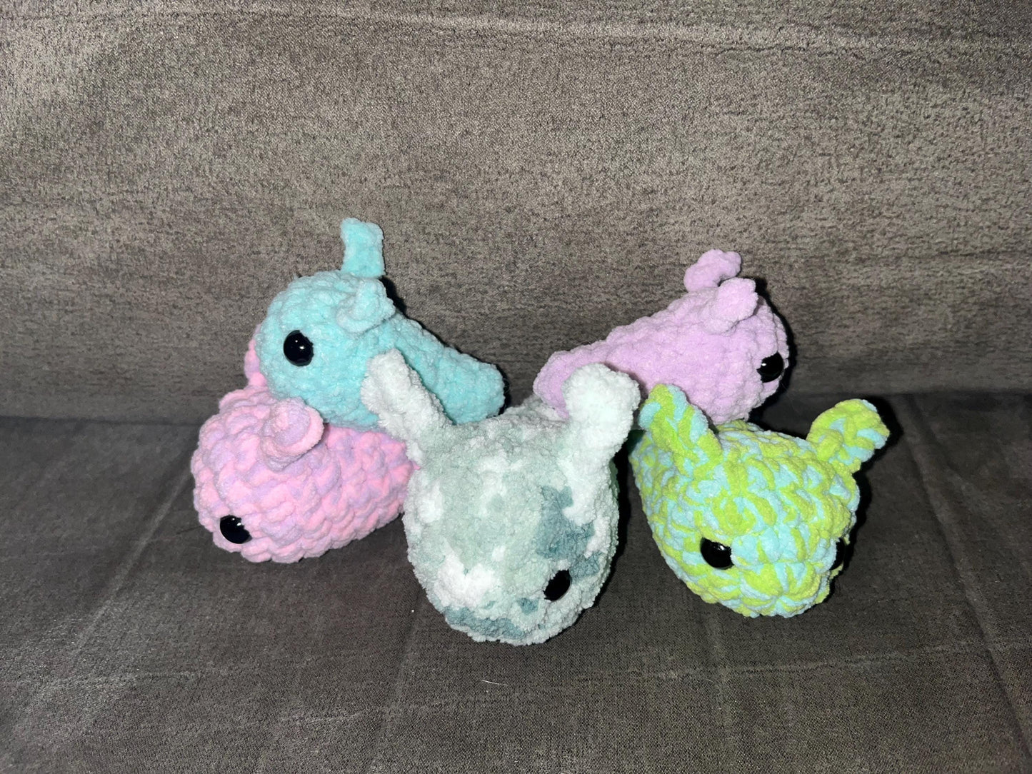 Tiny Garden Slug No-Sew Market Make Crochet Pattern