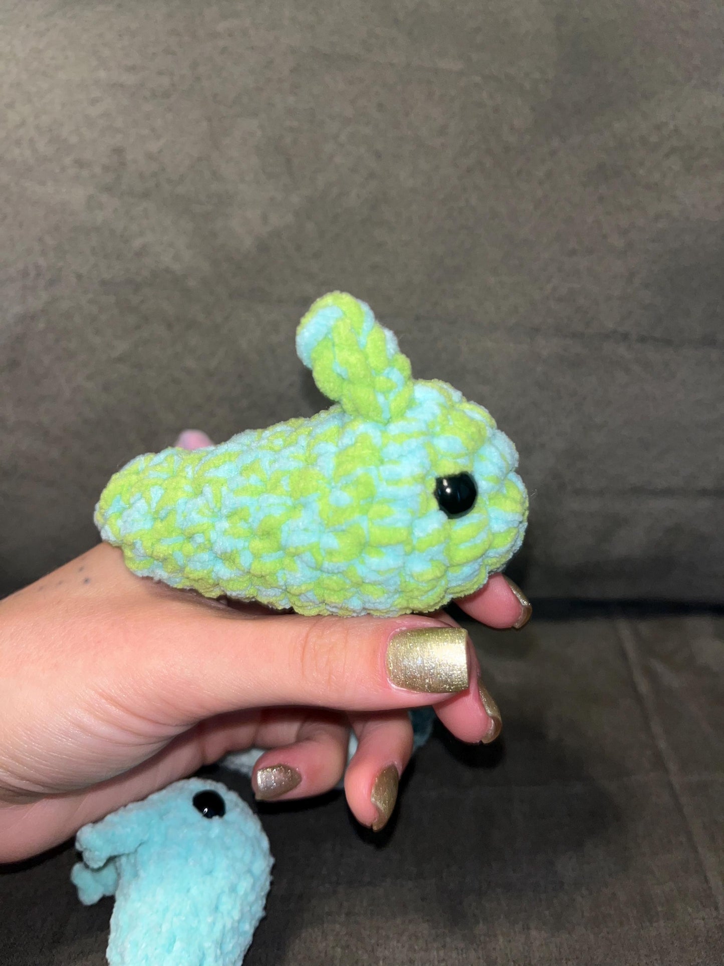 Tiny Garden Slug No-Sew Market Make Crochet Pattern