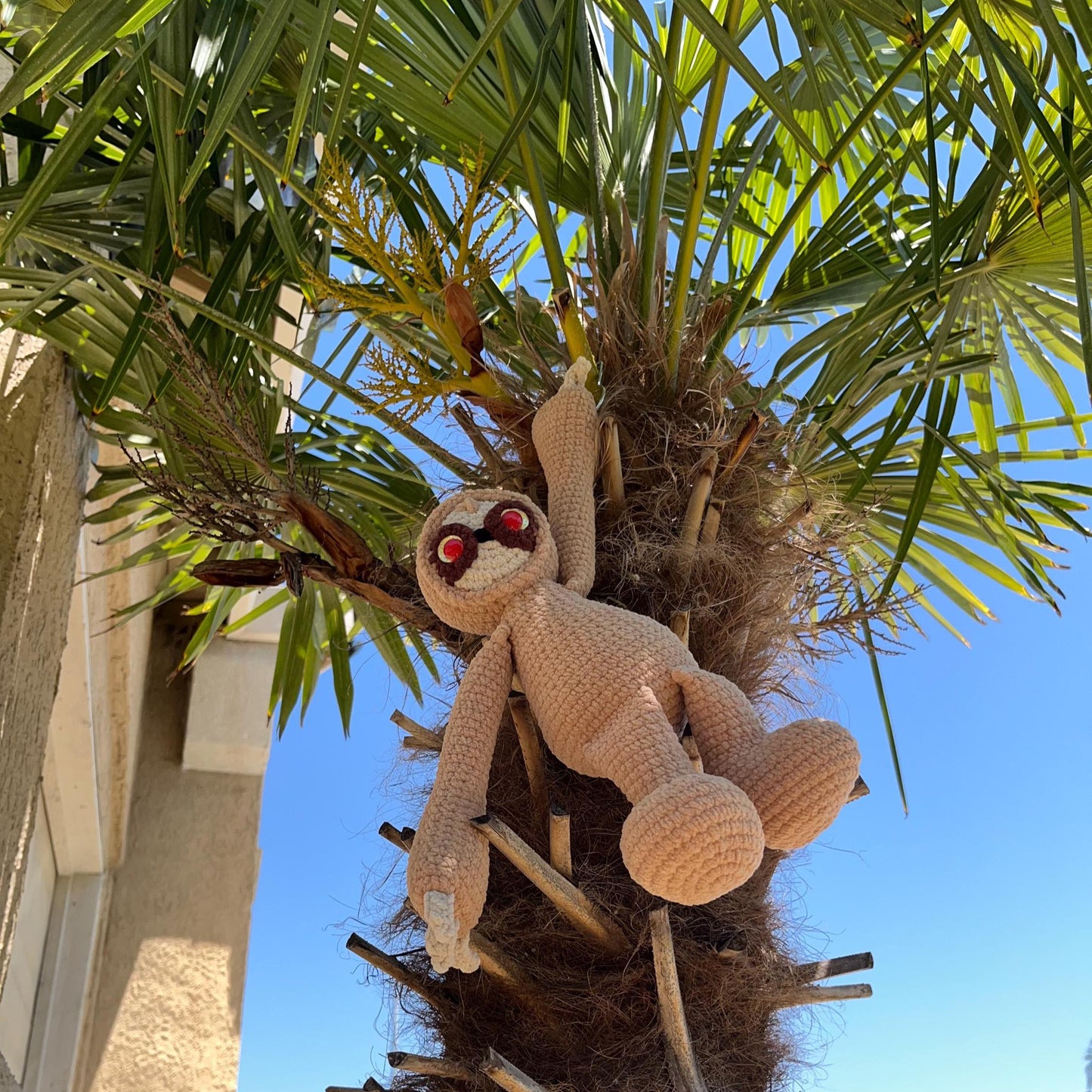 Carpenter The Sloth Creepy Cuddler Crochet Pattern