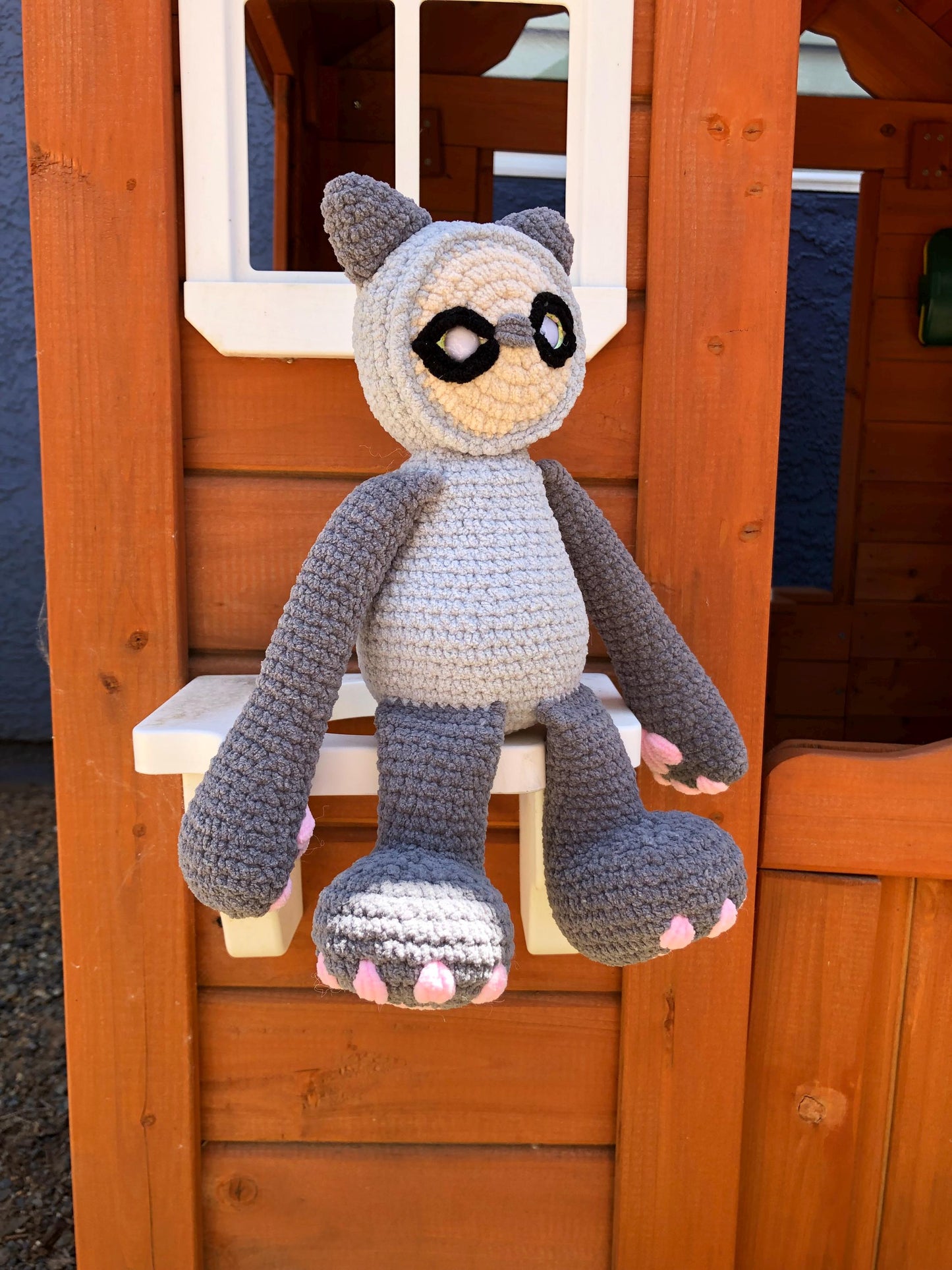Bates The Raccoon Creepy Cuddler Crochet Pattern