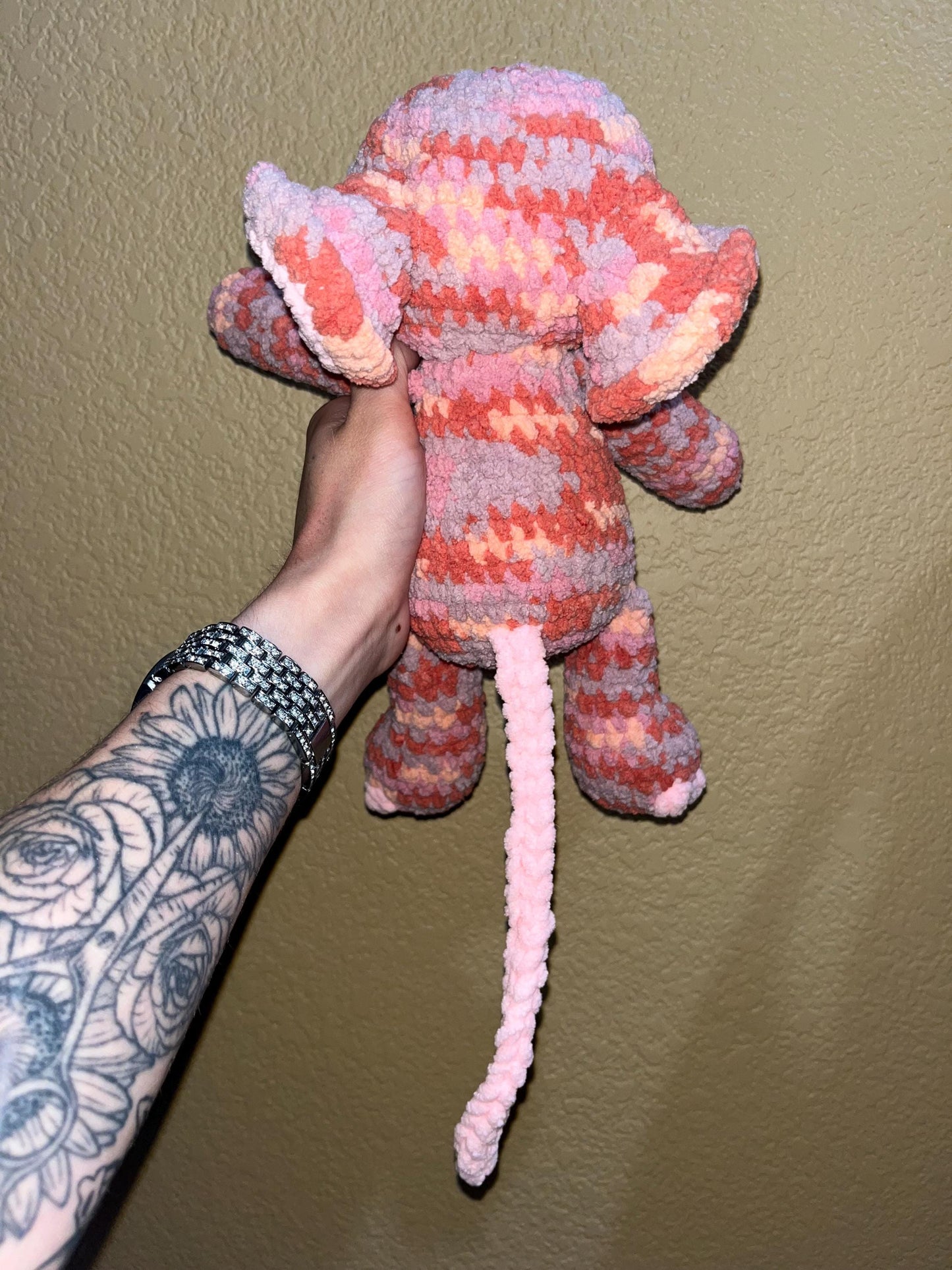 Valentine Mouse Low-Sew Crochet Pattern