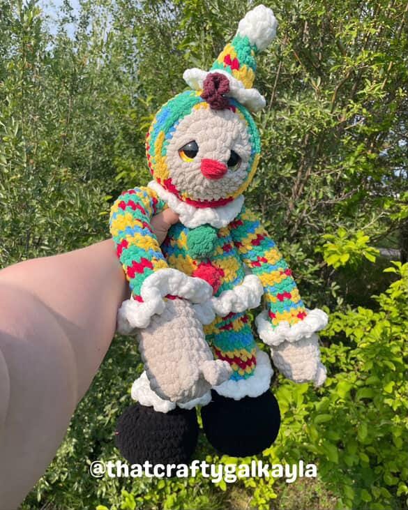 Penny The Sad Clown Creepy Crochet Pattern