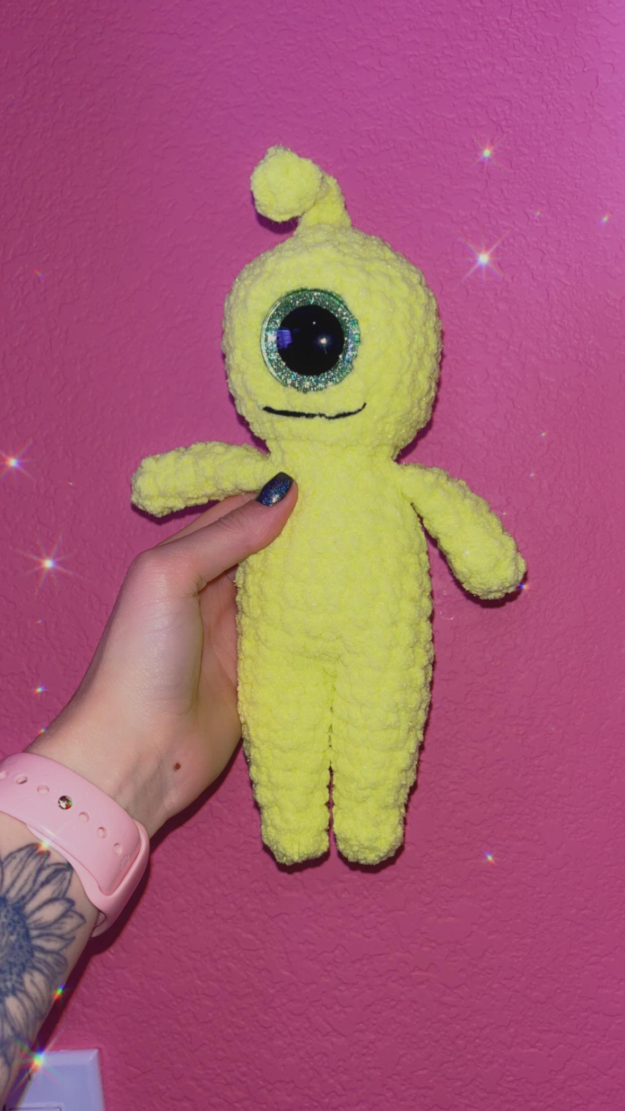 Abraham the Alien Crochet Pattern