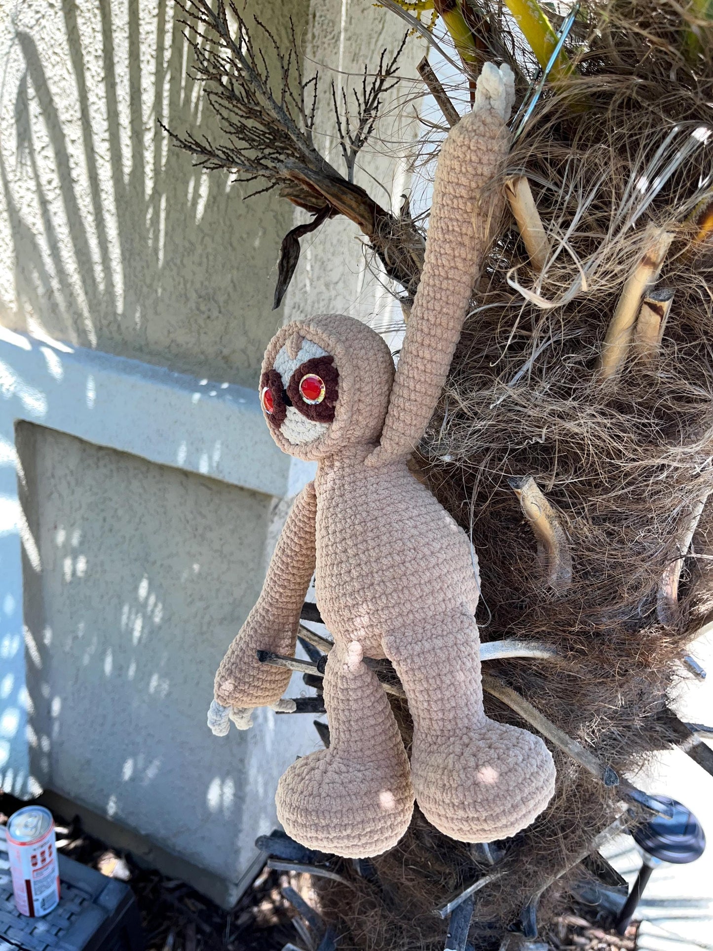 Carpenter The Sloth Creepy Cuddler Crochet Pattern