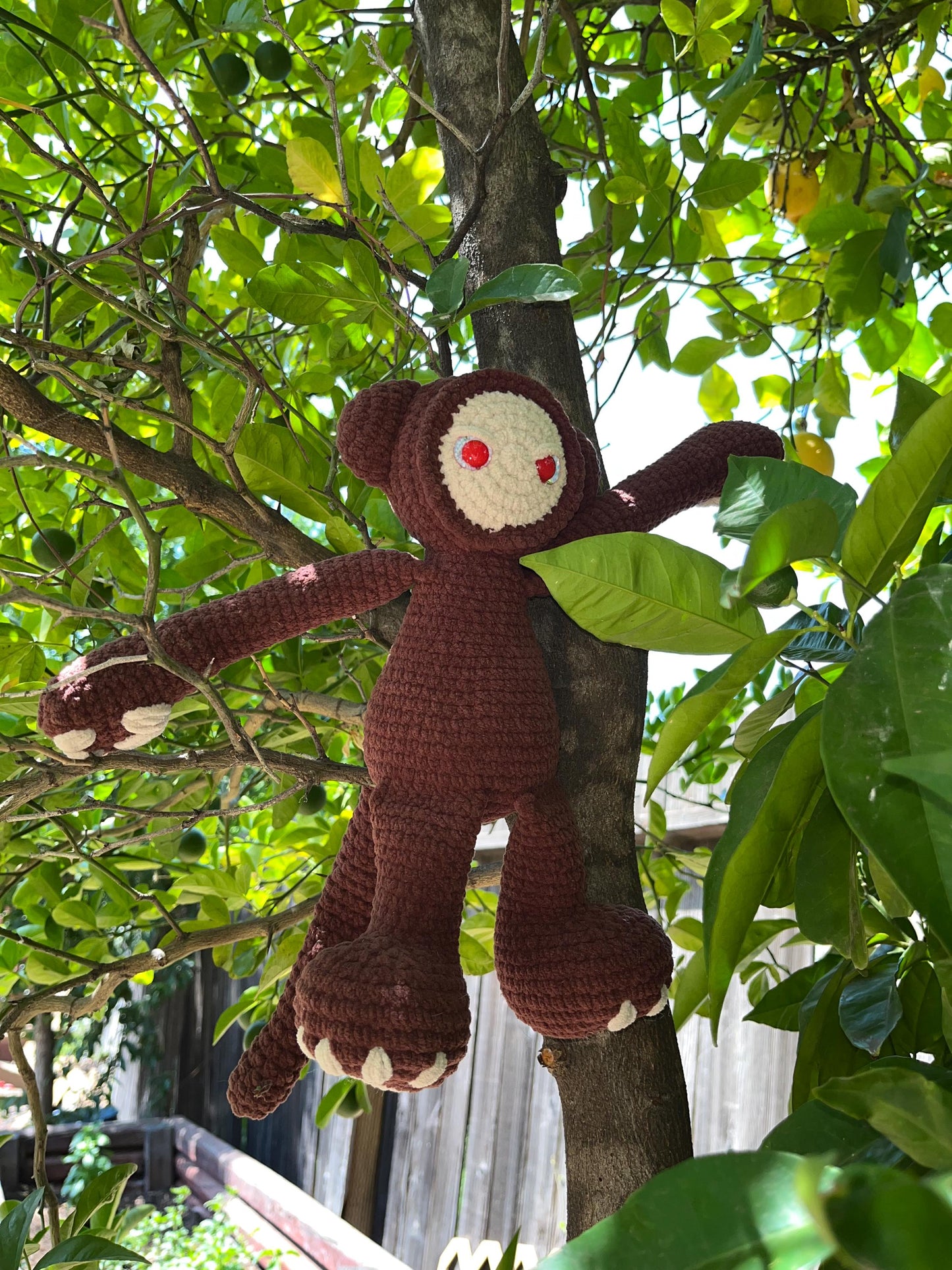 Hooper The Monkey Creepy Cuddler Crochet Pattern