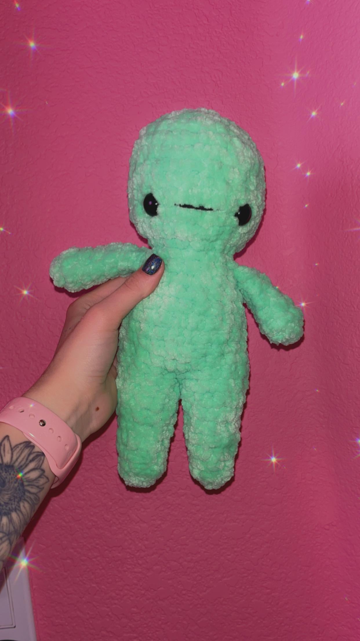 Abraham the Alien Crochet Pattern