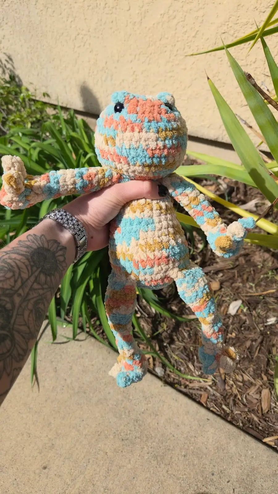 Frogrick the Grumpy Frog Plushie