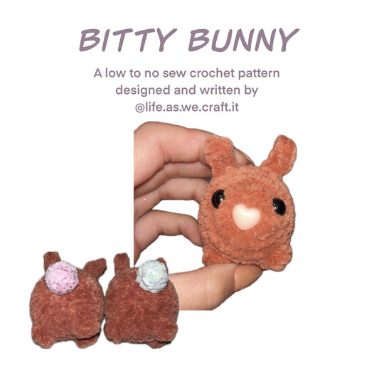 Bitty Bunny No-Sew Markey Make Crochet Pattern