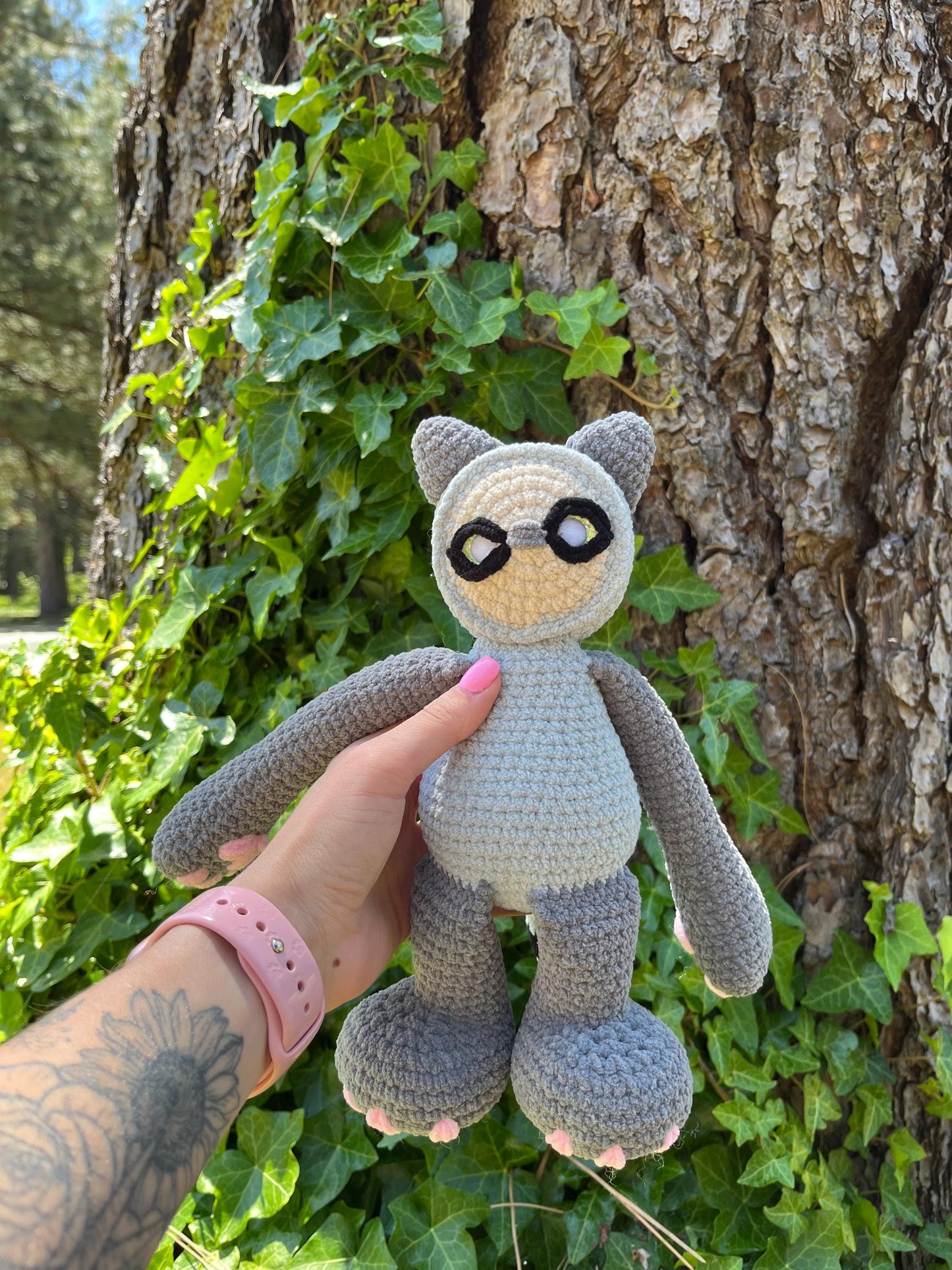Bates The Raccoon Creepy Cuddler Crochet Pattern