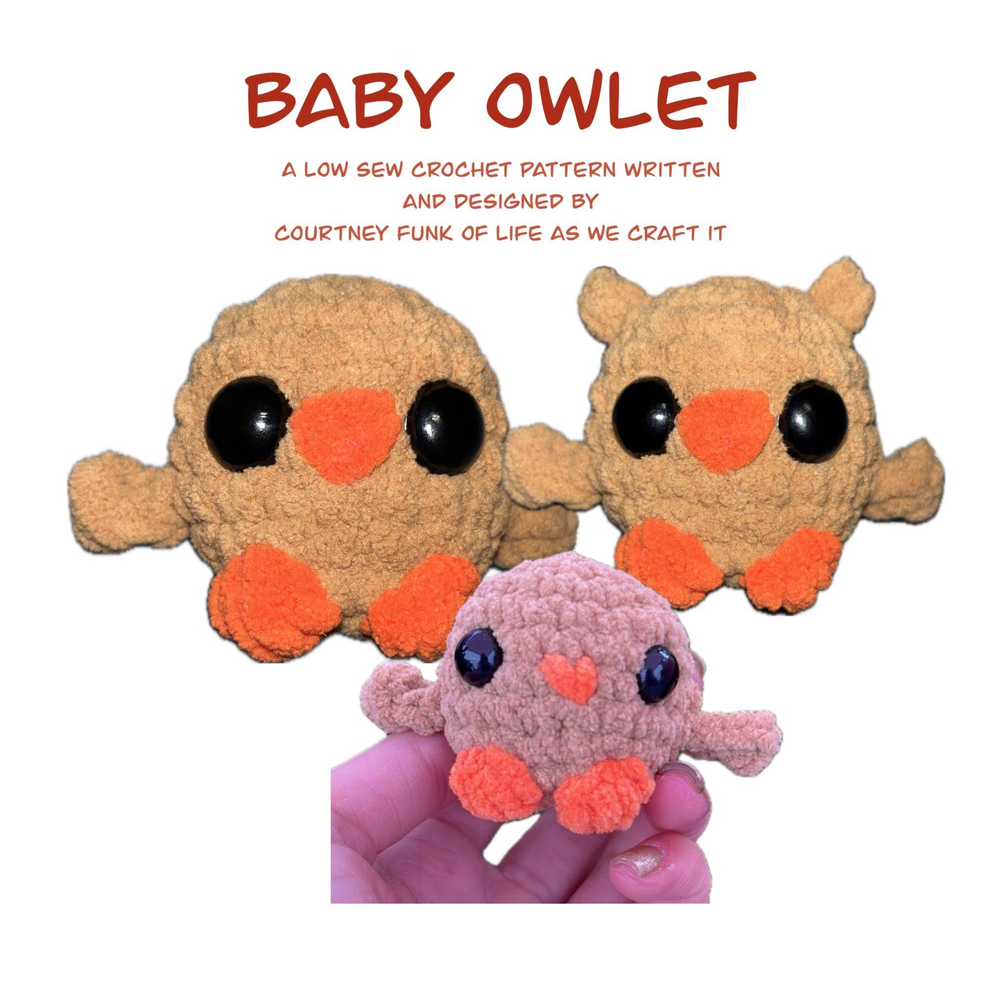 Baby Owlet No-Sew Market Make Crochet Pattern
