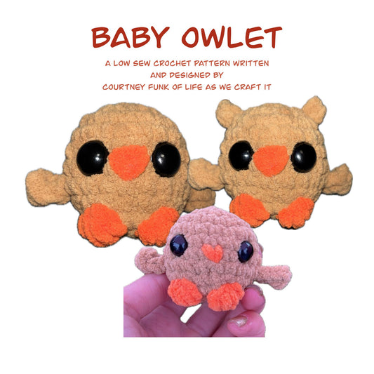 Baby Owlet No-Sew Market Make Crochet Pattern