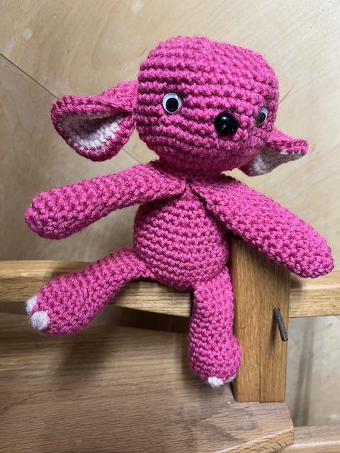 Valentine Mouse Low-Sew Crochet Pattern