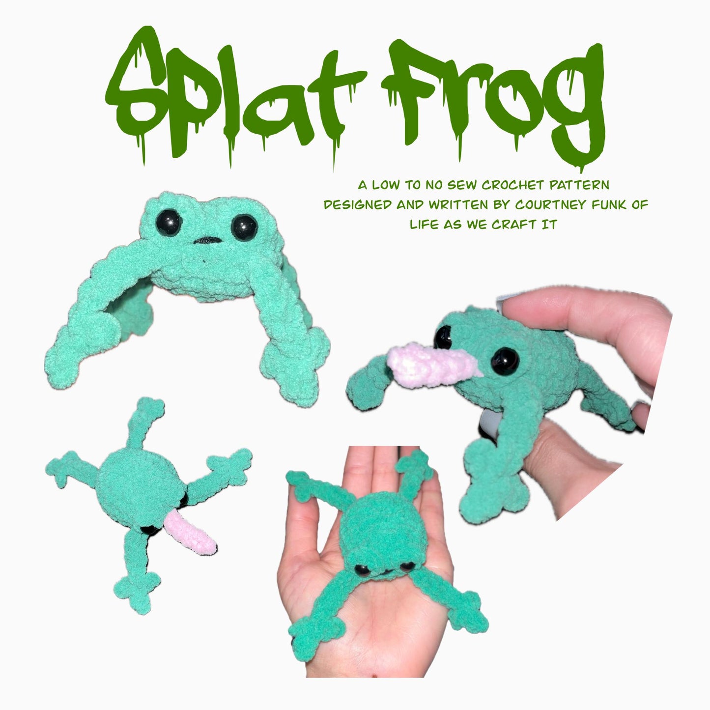 Splat Frog No-Sew Market Make Crochet Pattern