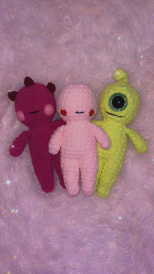 Abraham the Alien Crochet Pattern