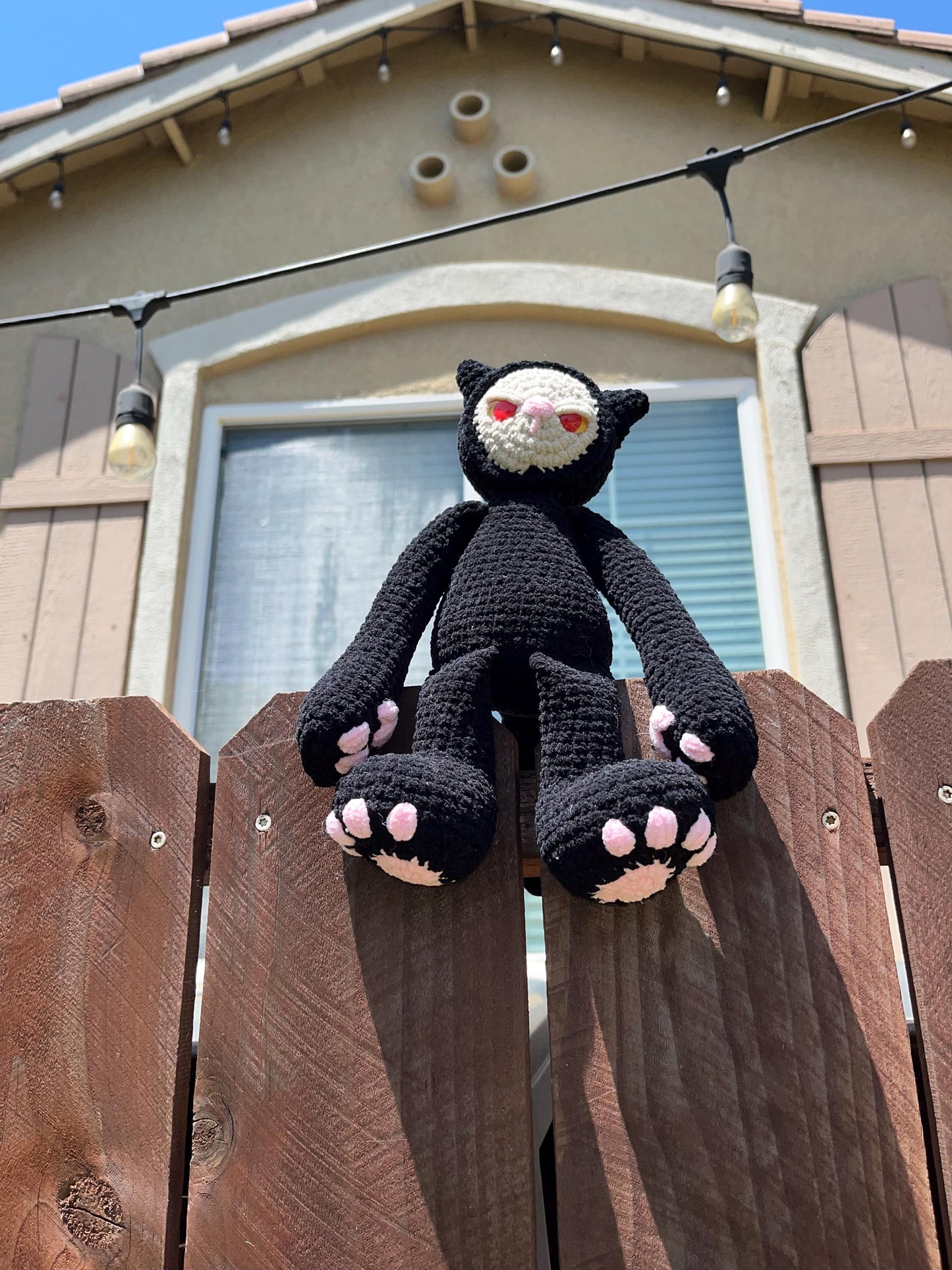 Church The Cat Creepy Cuddler Crochet Pattern