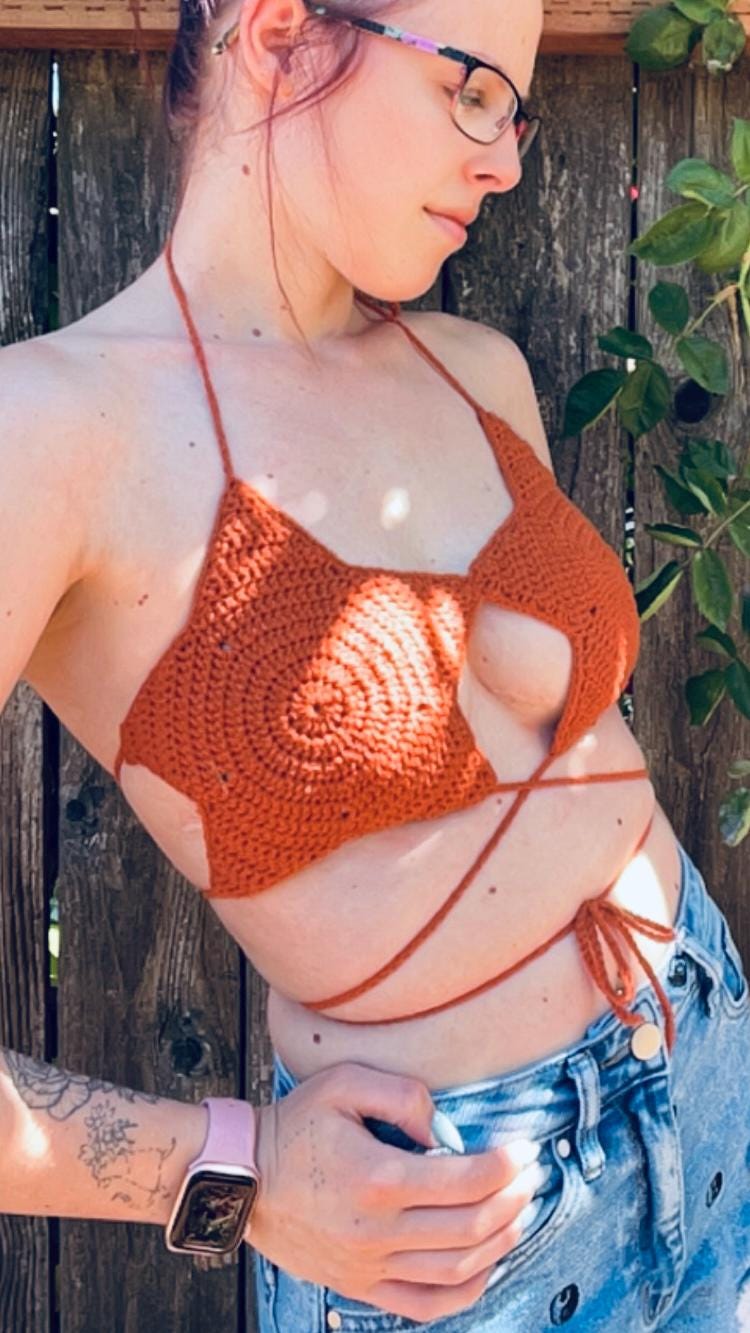 Starfish Bikini Top Crochet Pattern