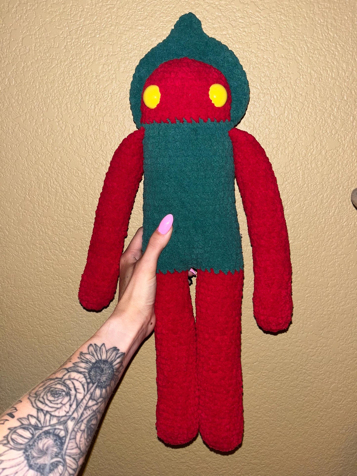 Long Flatwoods Monster Low-Sew Sock Monkey Inspired Crochet Pattern
