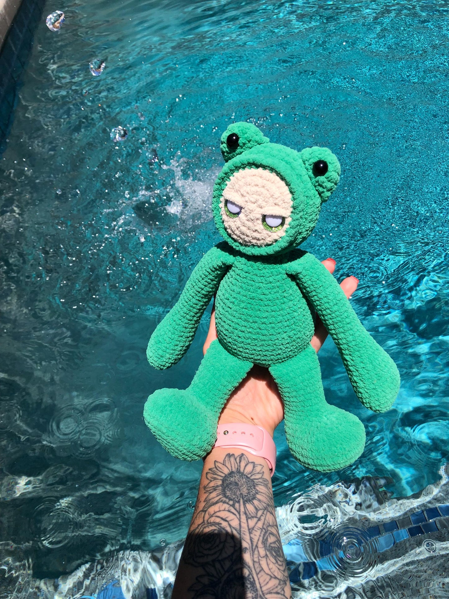 Marsh The Frog Creepy Cuddler Crochet Pattern