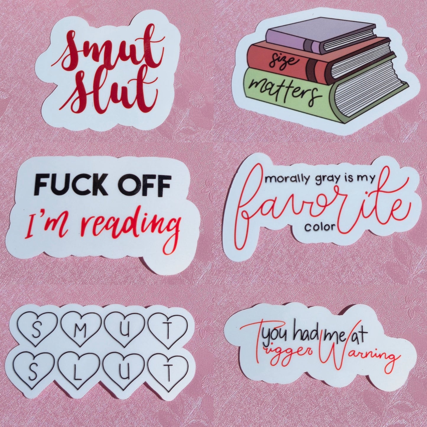Spicy Book Stickers