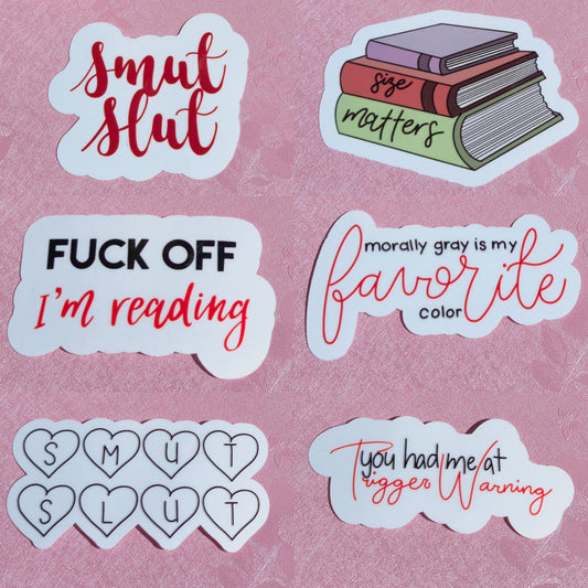 Spicy Book Stickers